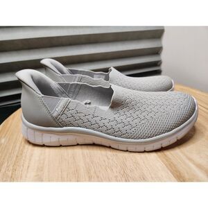 S Sport by Skechers Women’s Size 10 Hands Free Step-Ins – Gray Memory Foam Shoes